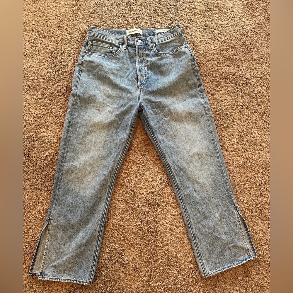 Aritzia Denim forum Joni high rise loose 28L| size 29